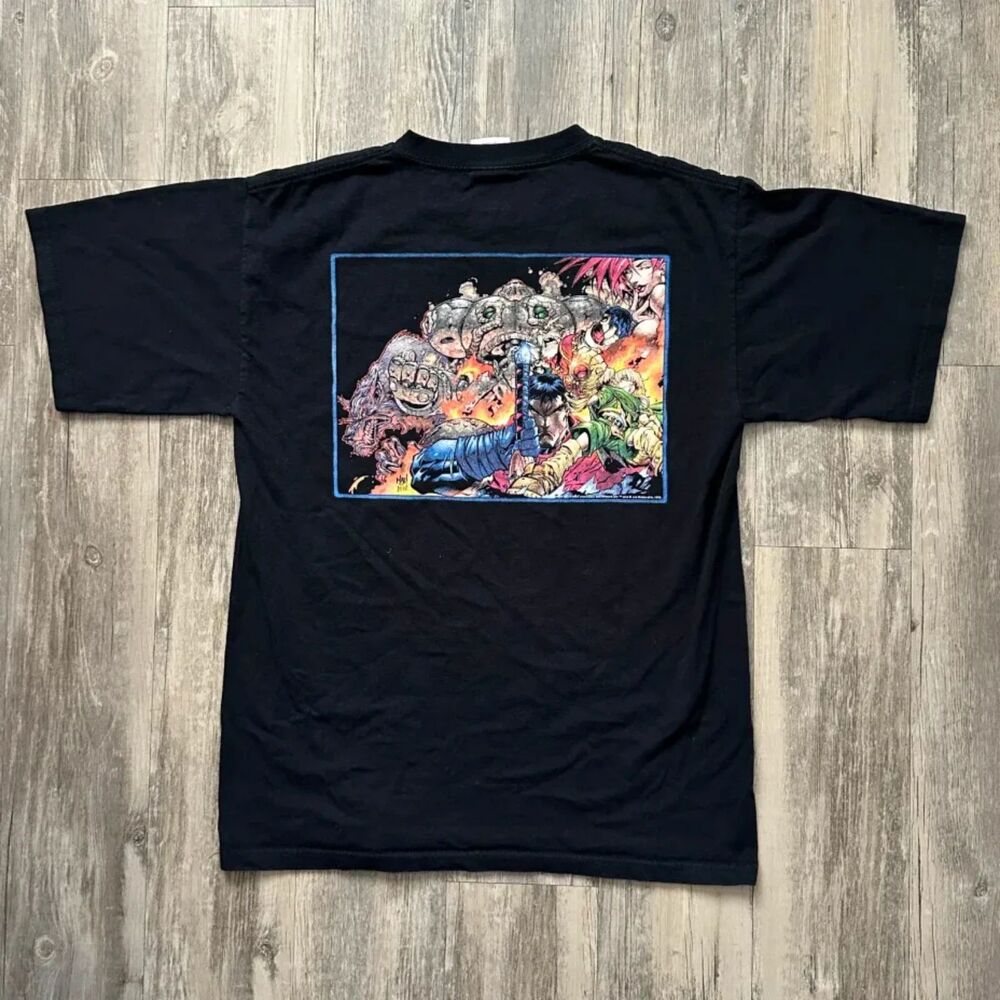 Vintage 1998 Battle Chasers #1 Comic Promo Art T Shirt Size Large